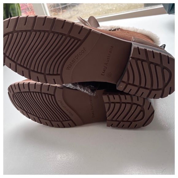NIB EMU Australia Wool, Suede, WATERPROOF, Billington Suede Lace Up Warm Boots 7 - Picture 11 of 15
